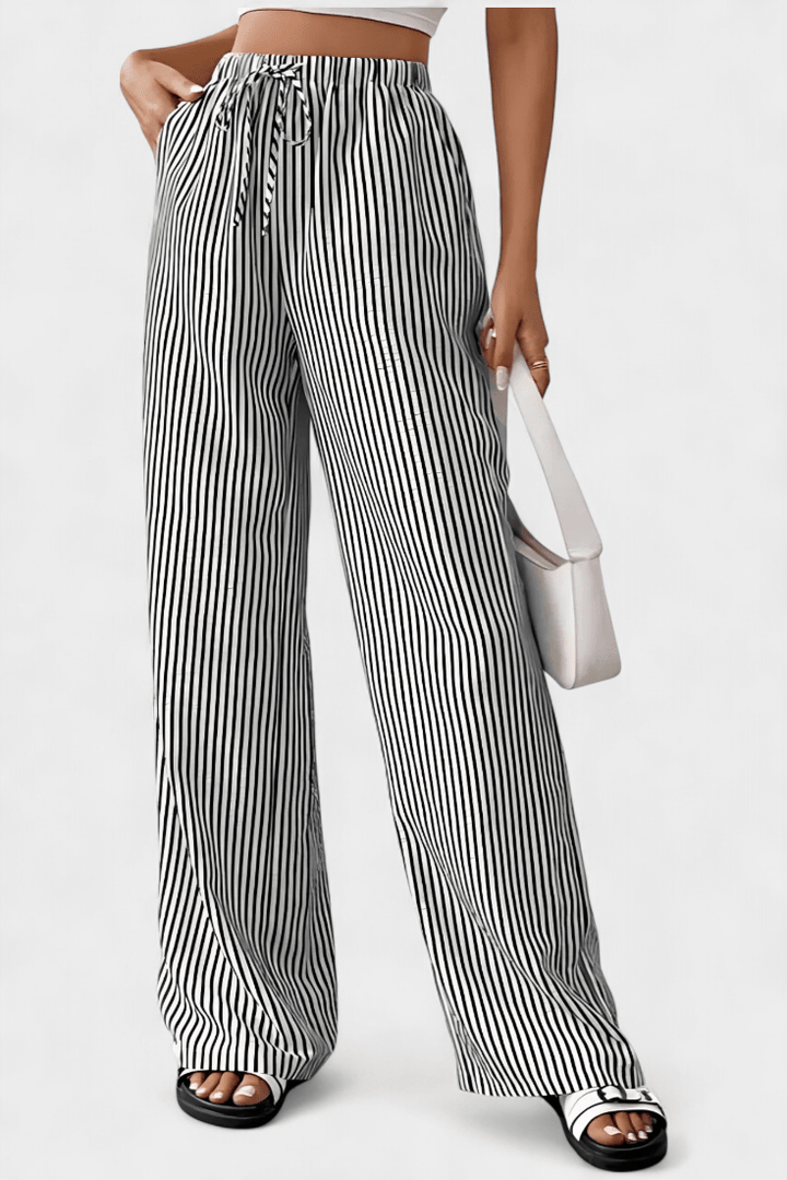 Sabrina Straight trousers with Adjustable Waist