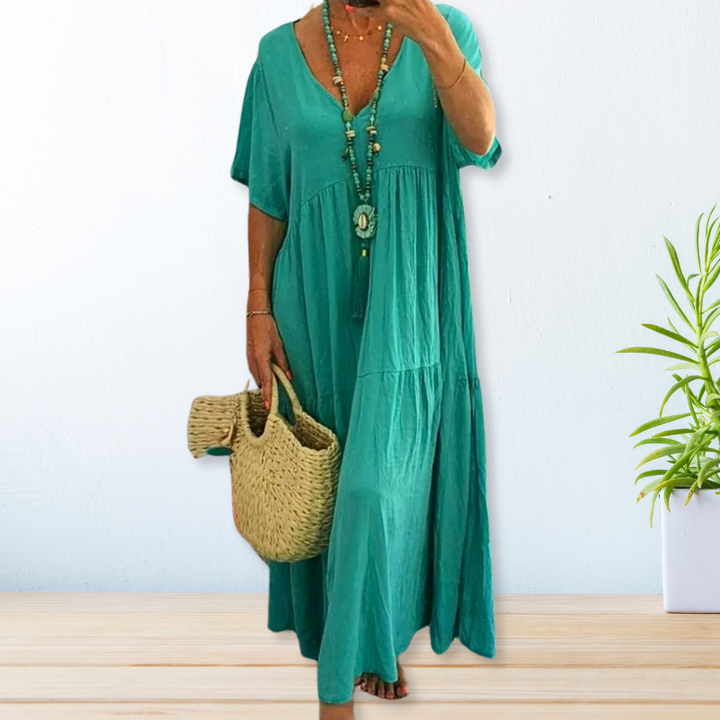 Aoife | Cotton Linen Dress