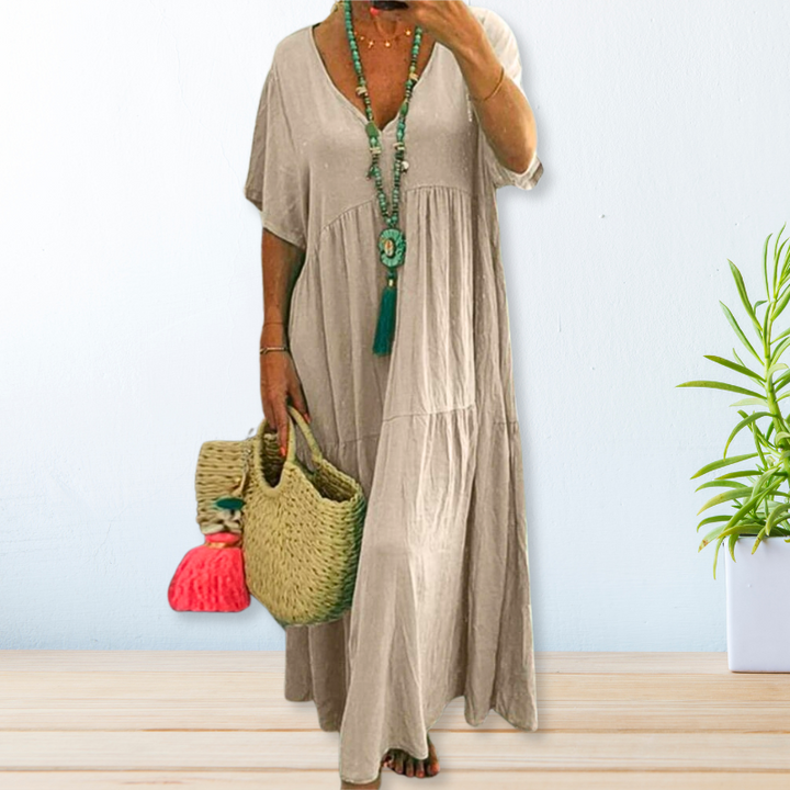 Aoife | Cotton Linen Dress