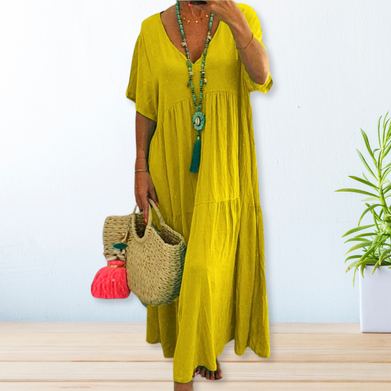 Aoife | Cotton Linen Dress