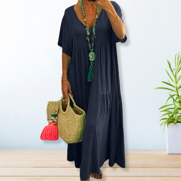 Aoife | Cotton Linen Dress