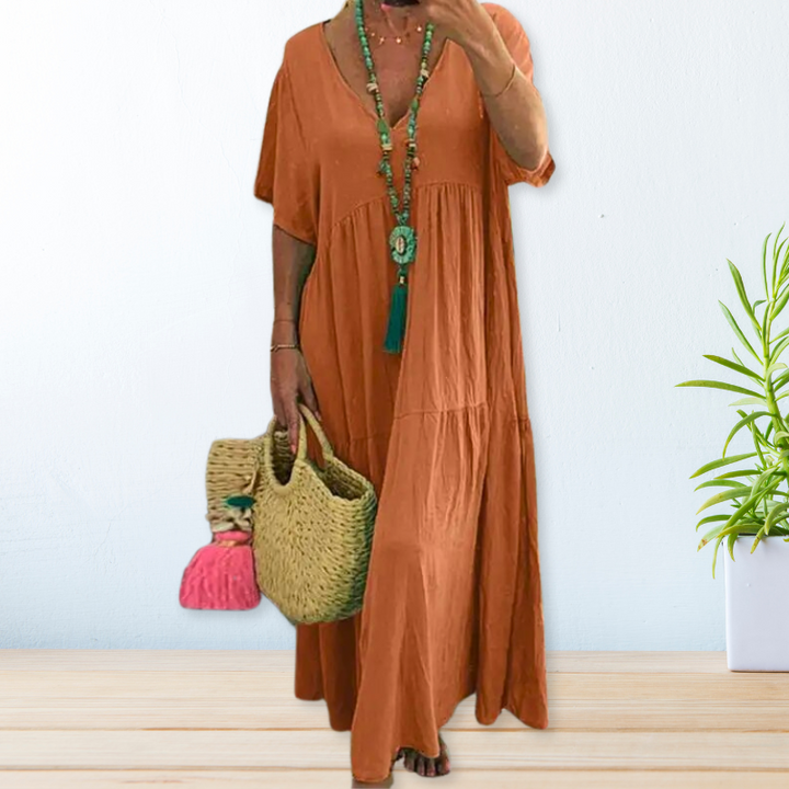 Aoife | Cotton Linen Dress
