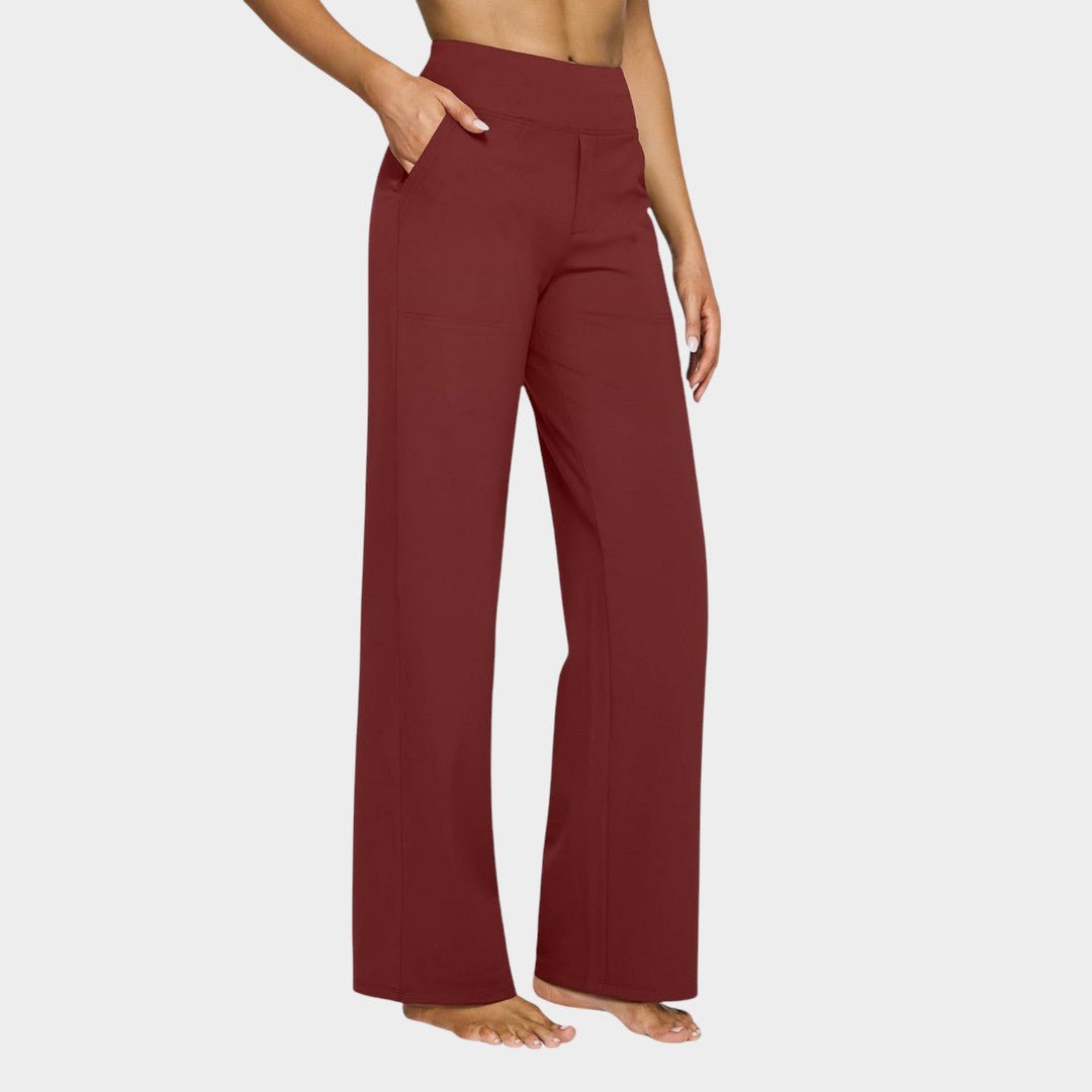 Calista | Women's brown loose trousers