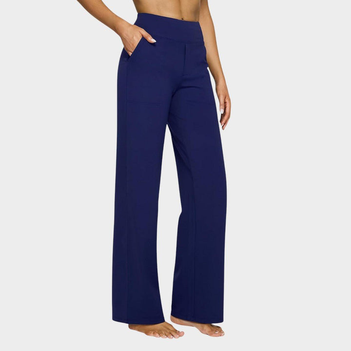 Calista | Women's brown loose trousers