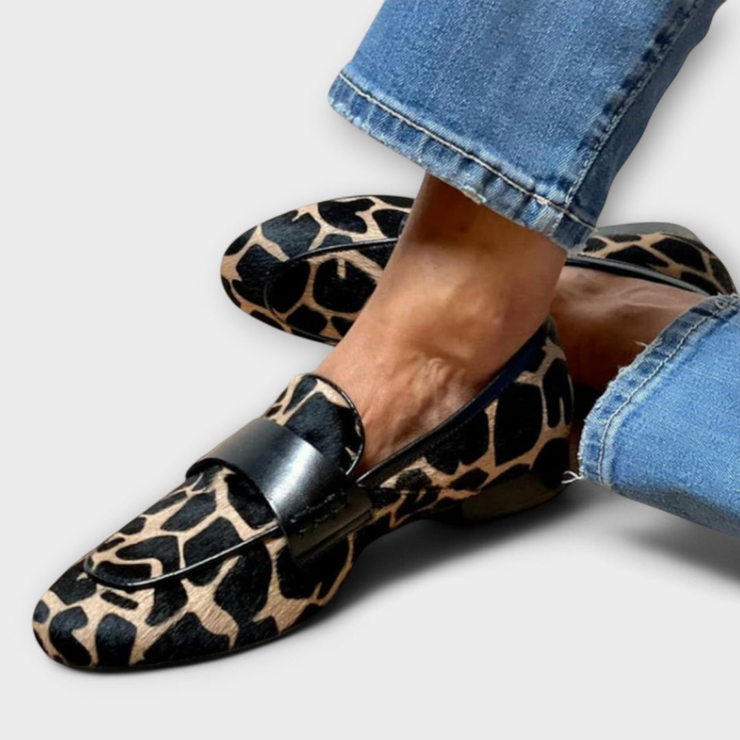 Raghnaid | Leopard Loafers