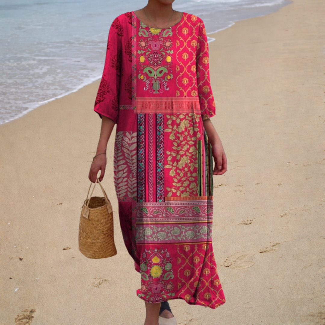 Muadhnait | Fluid Chic Maxi Dress