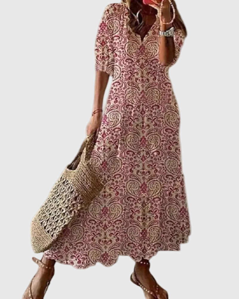 Muireann | Vintage Boho Maxi Summer Dress