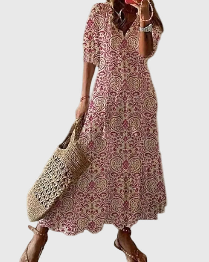 Muireann | Vintage Boho Maxi Summer Dress