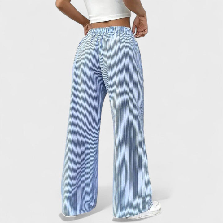 Maria - Comfortable trousers with elegant accents