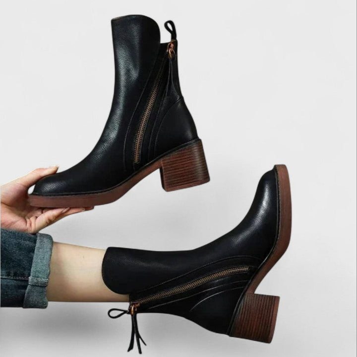 Carina | Leather ankle boots