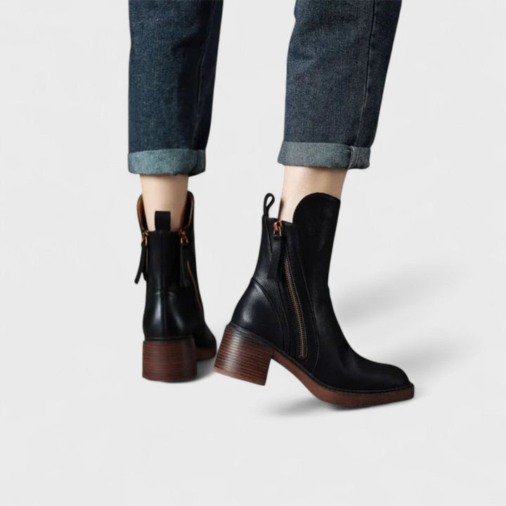 Carina | Leather ankle boots