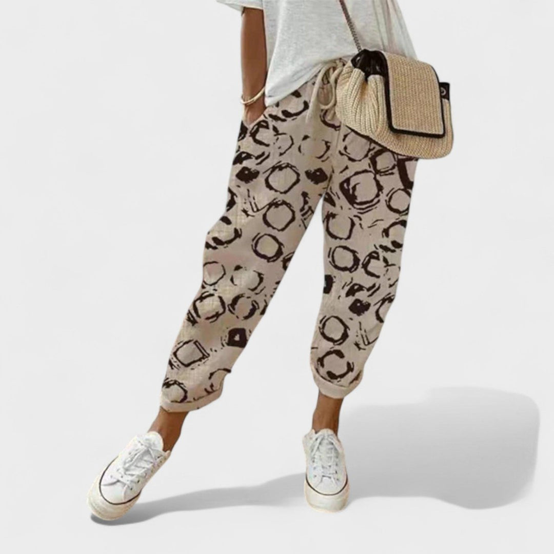 Francisca - Modern and everyday linen trousers