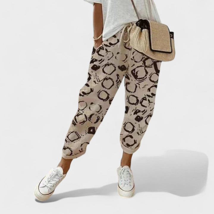 Francisca - Modern and everyday linen trousers