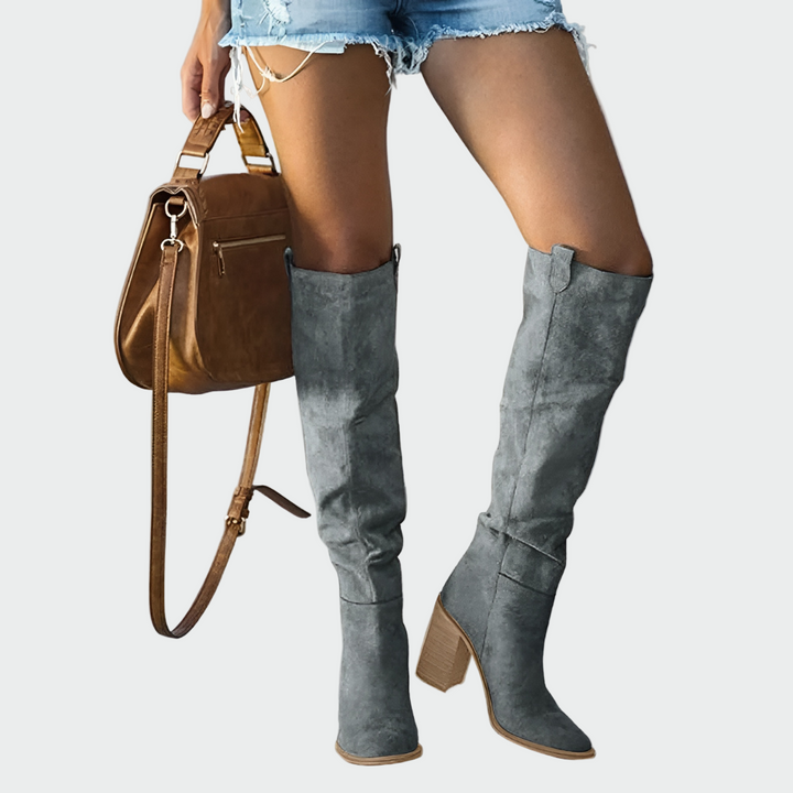 Caroline | Orthopaedic knee-high leather boots