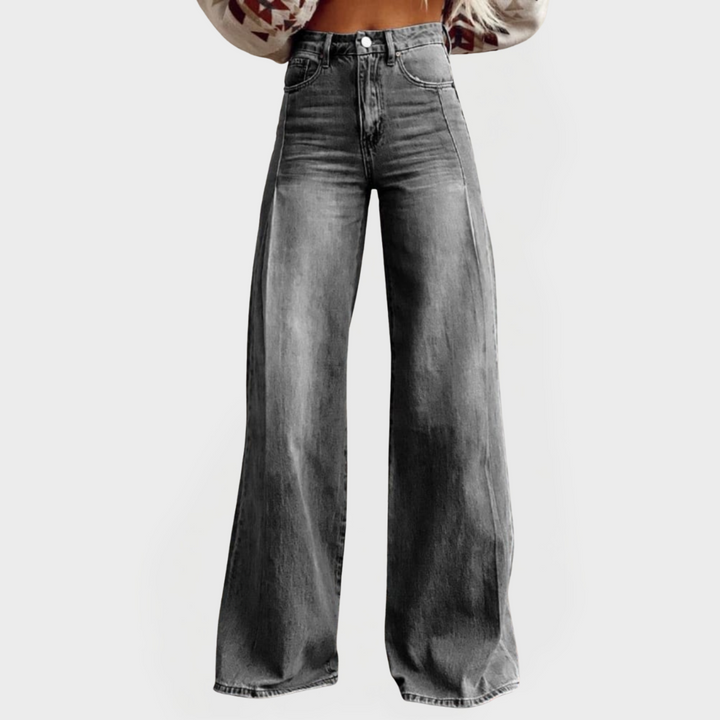 Karolína - Stylish Wide Leg Jeans