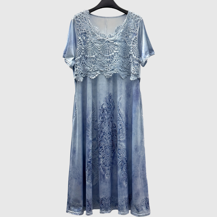 Aoibhe | Elegant Floral Midi Dress