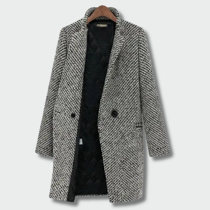 Elena - Long Elegant Coat for autumn