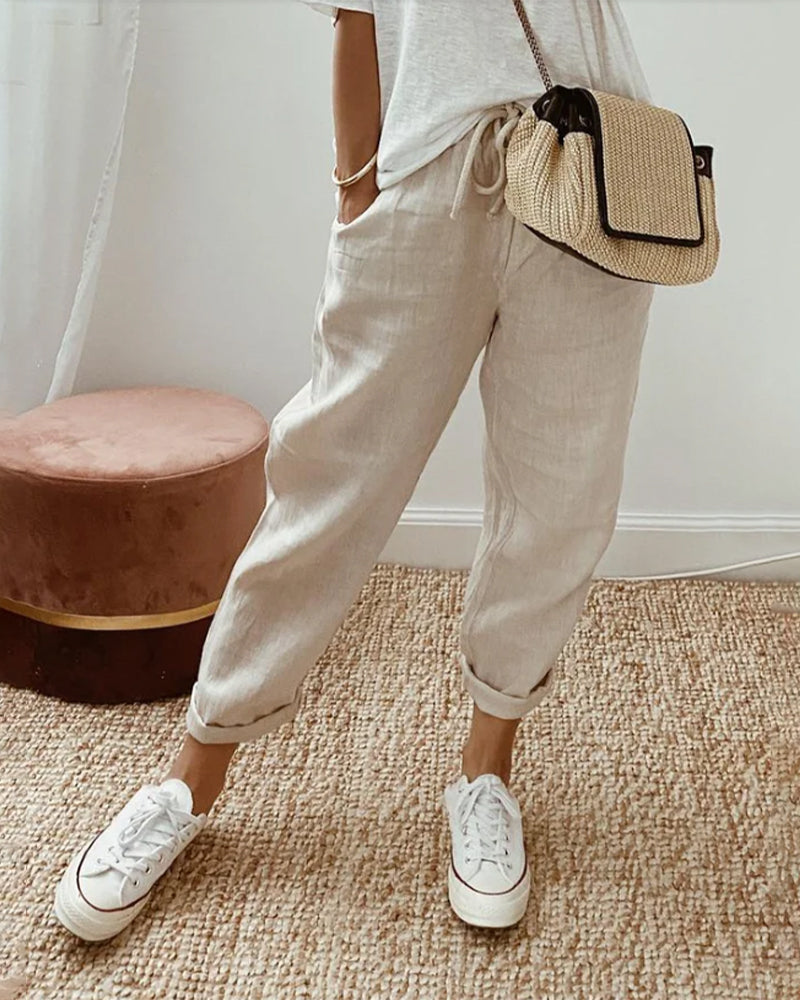 Siobhan | Elegant Comfort Fluid Trousers