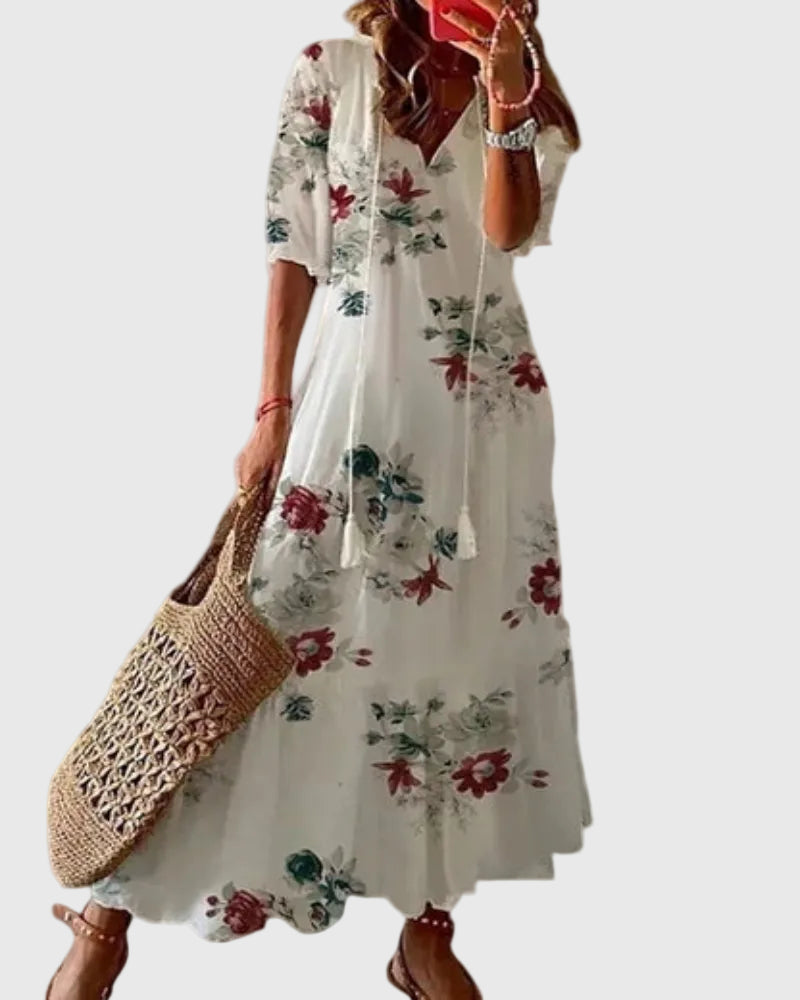 Muireann | Vintage Boho Maxi Summer Dress