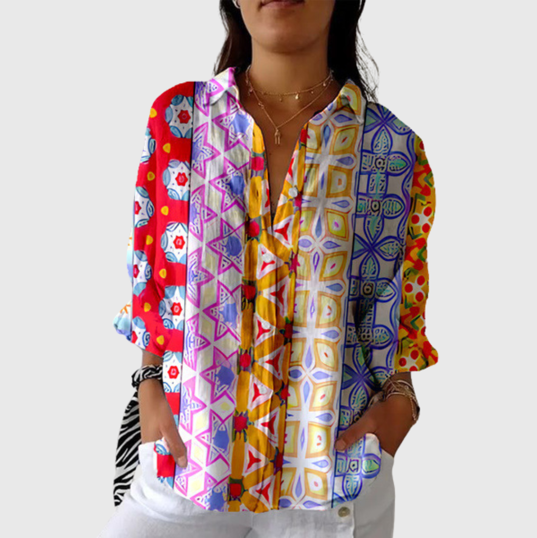 Venetia | Lightweight Printed Blouse