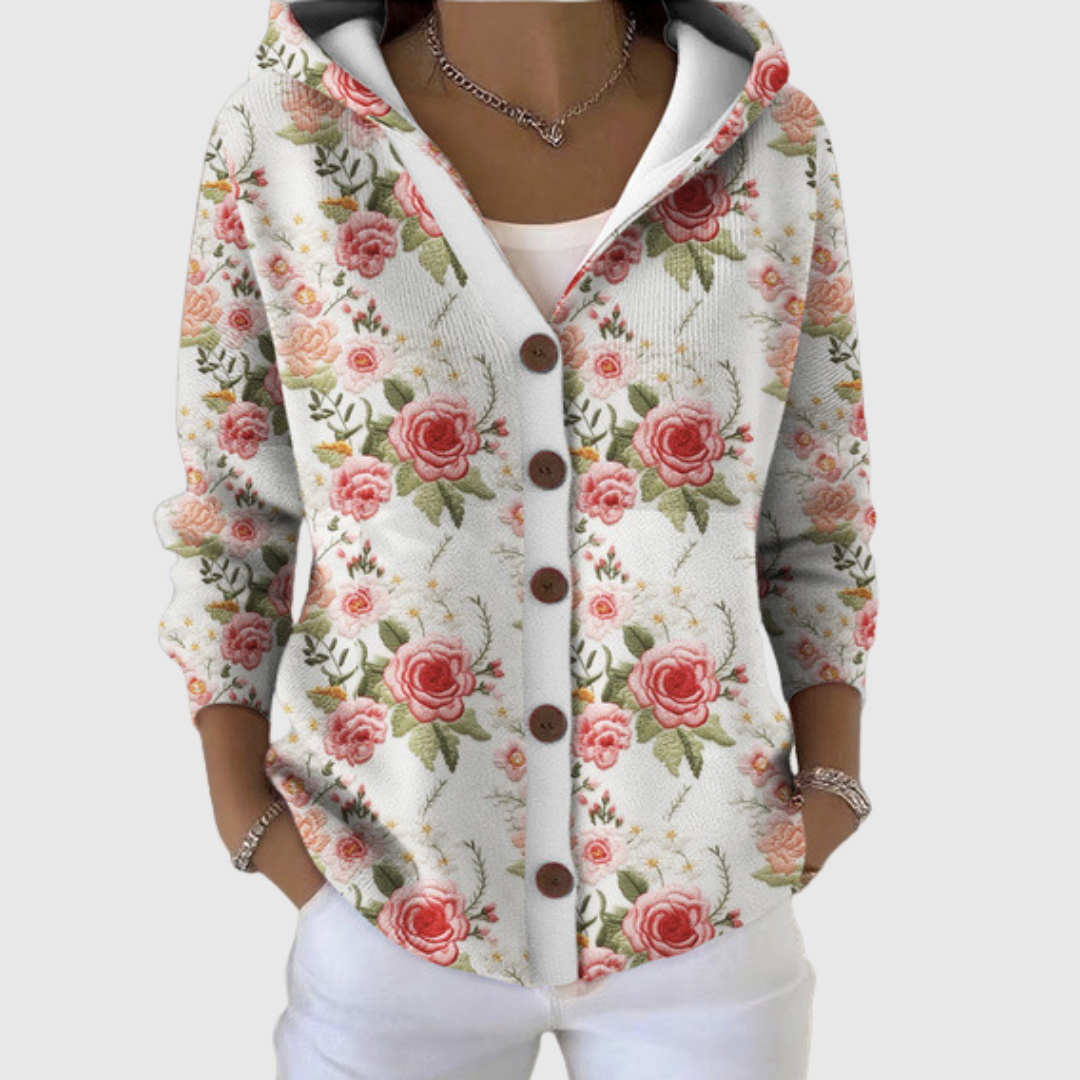 Ena| Hooded Knit Comfort Cardigan