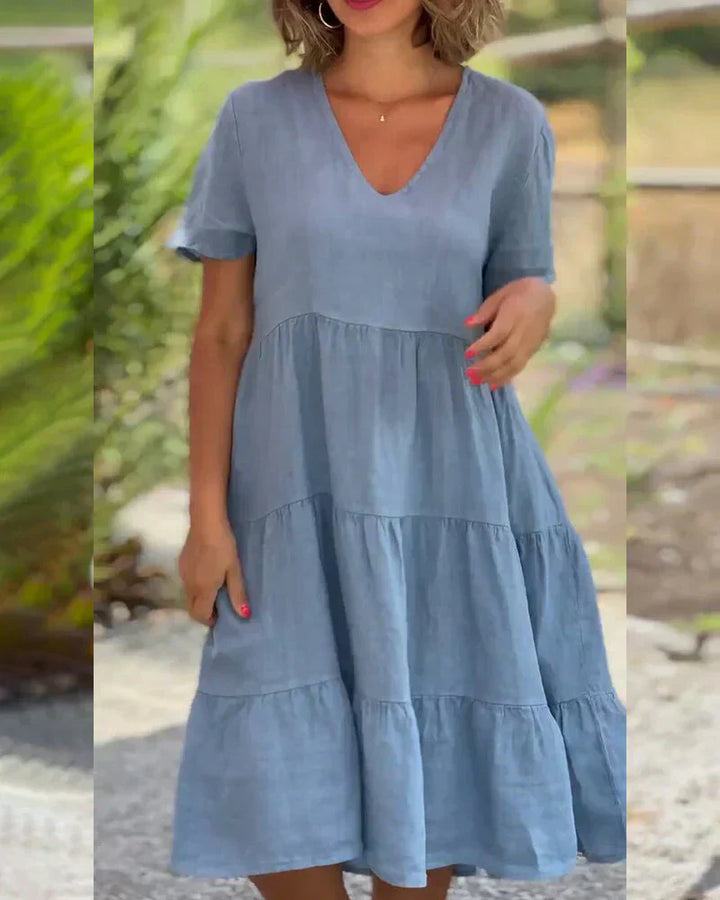 Gracie | Casual V-Neck Summer Dress