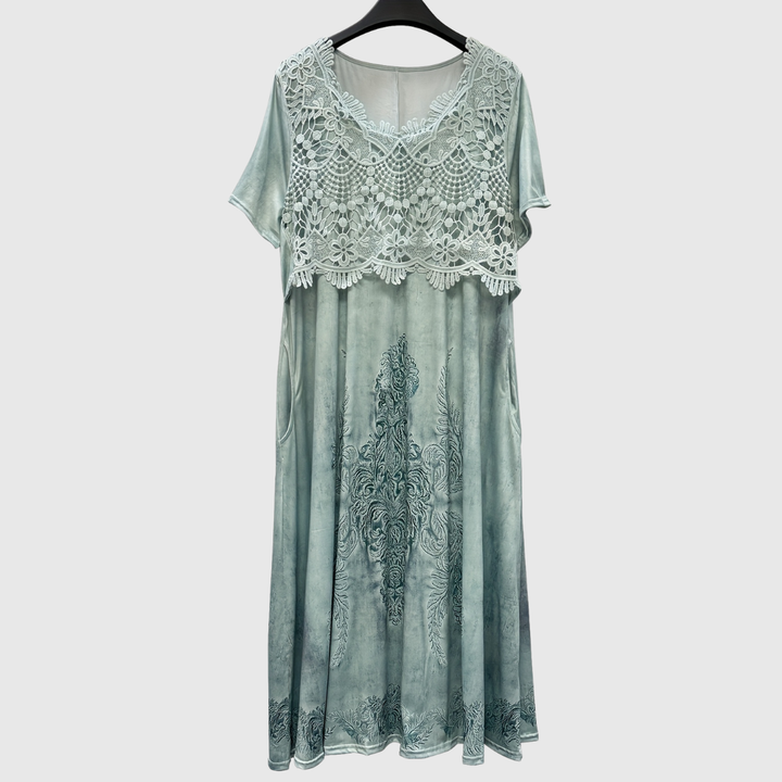Aoibhe | Elegant Floral Midi Dress
