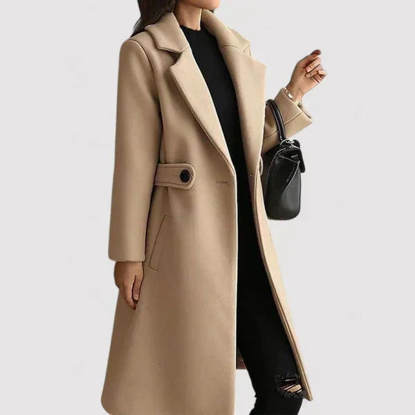 Clara - Belted woolen coat