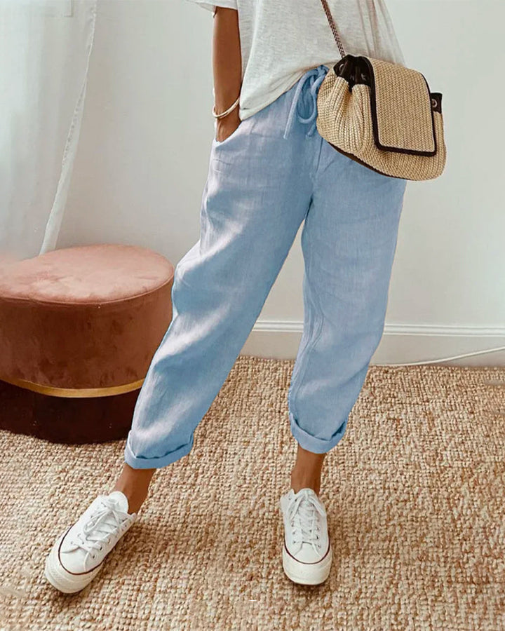 Siobhan | Elegant Comfort Fluid Trousers