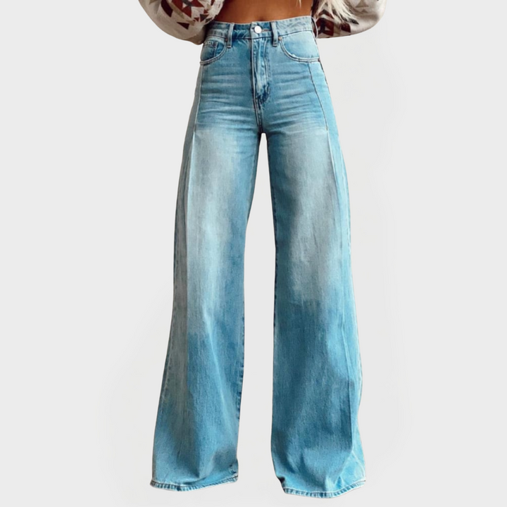 Karolína - Stylish Wide Leg Jeans