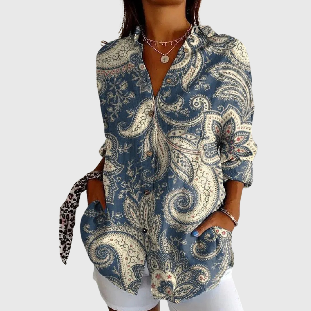 Meadhbh | Lightweight Printed Blouse