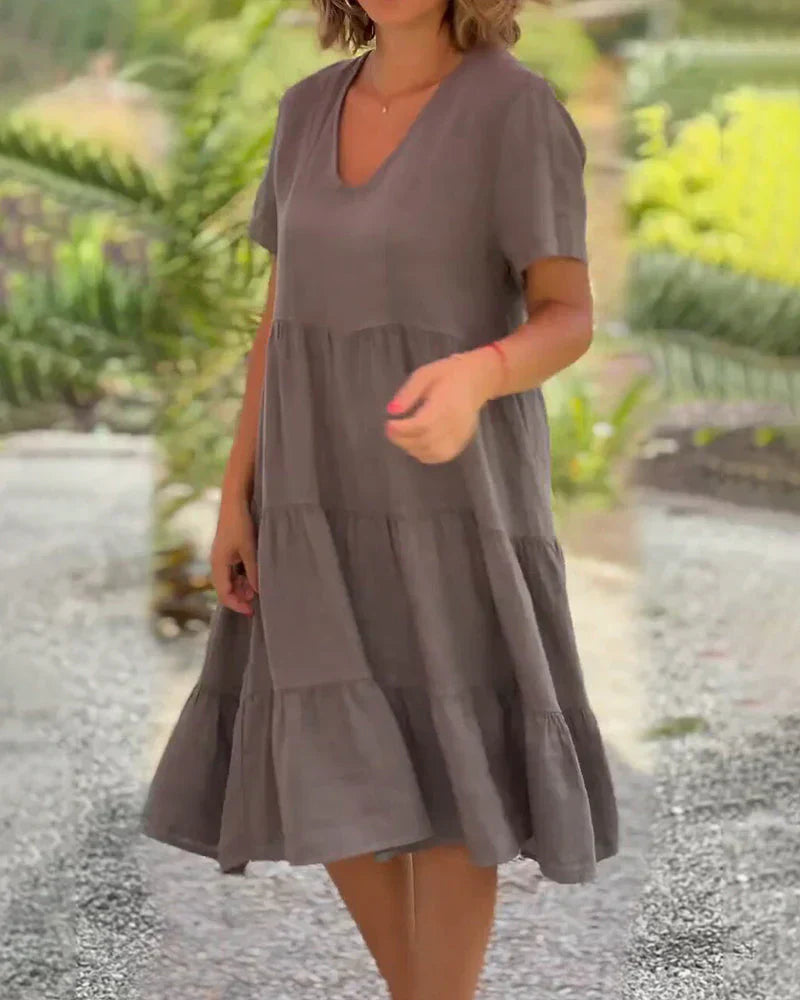 Gracie | Casual V-Neck Summer Dress