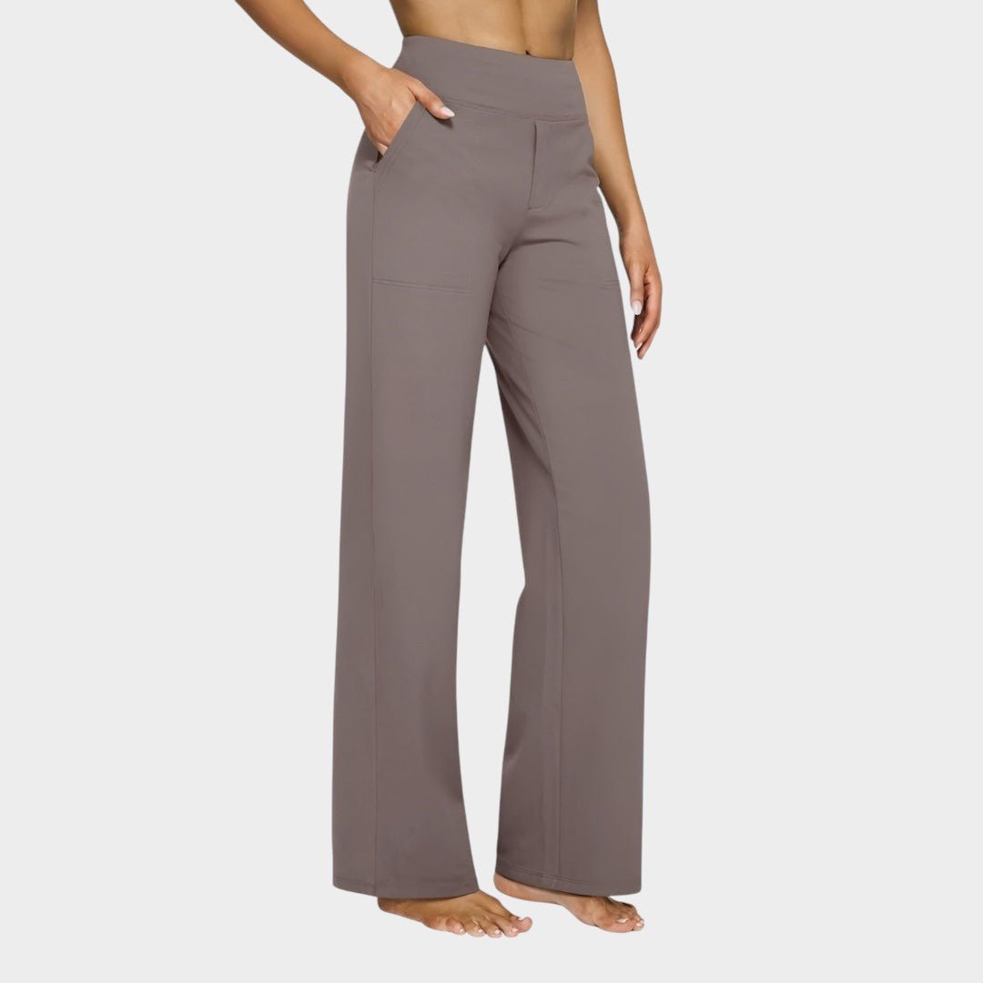 Calista | Women's brown loose trousers