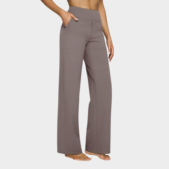 Calista | Women's brown loose trousers