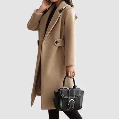 Clara - Belted woolen coat