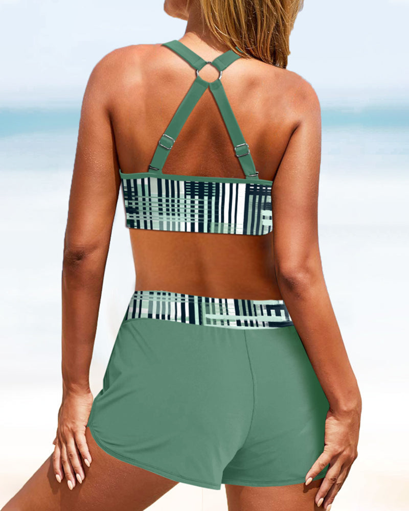 Janette - High-Waist Ribbed Bikini