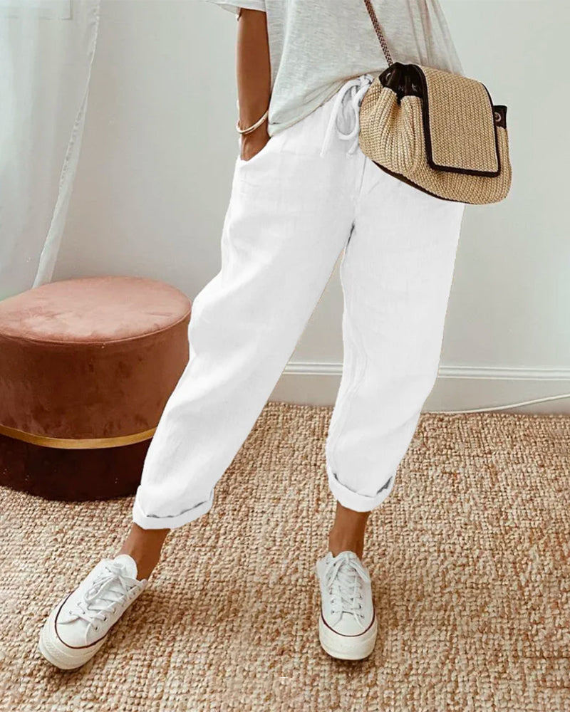 Siobhan | Elegant Comfort Fluid Trousers