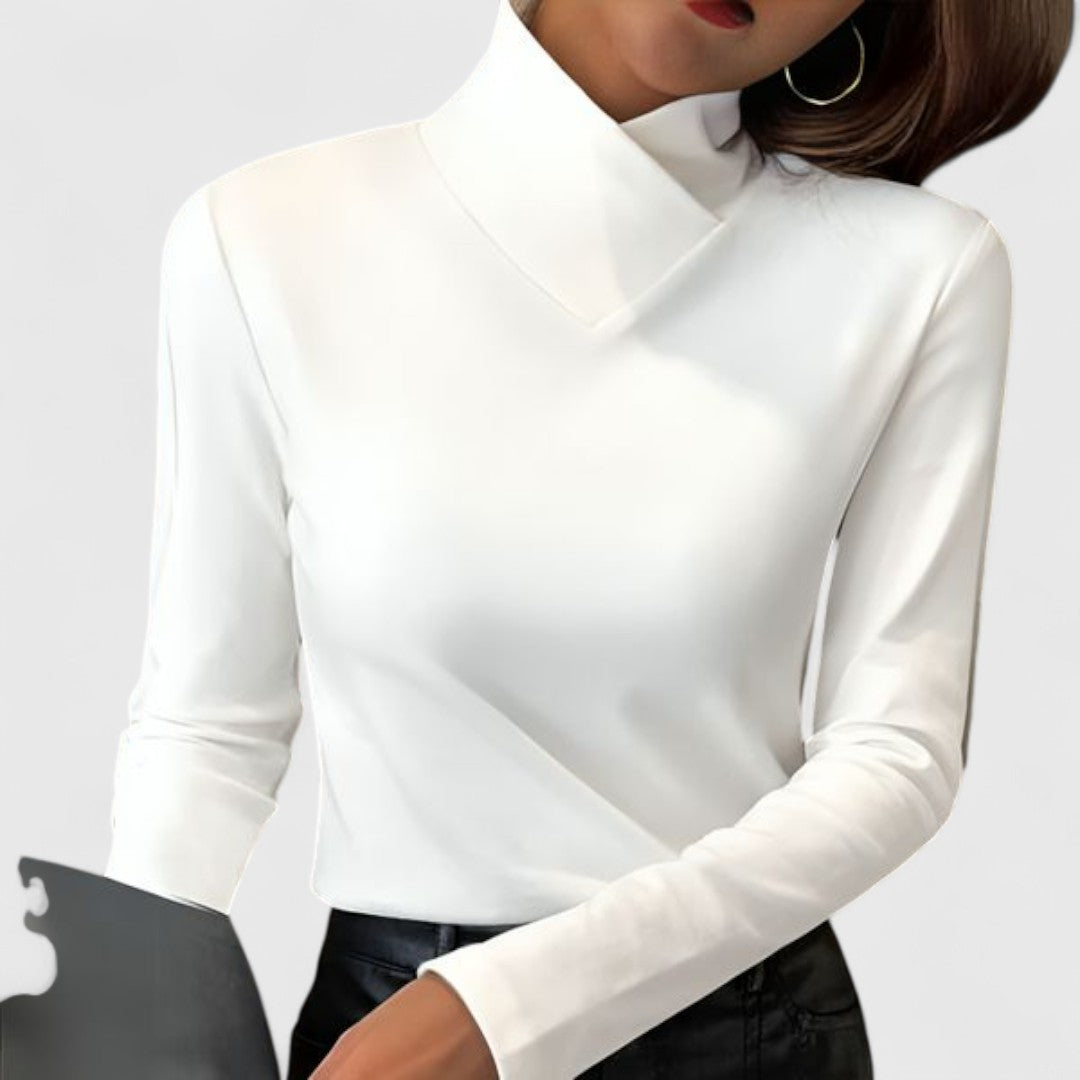 Maeve | Elegant High-Neck Jumper