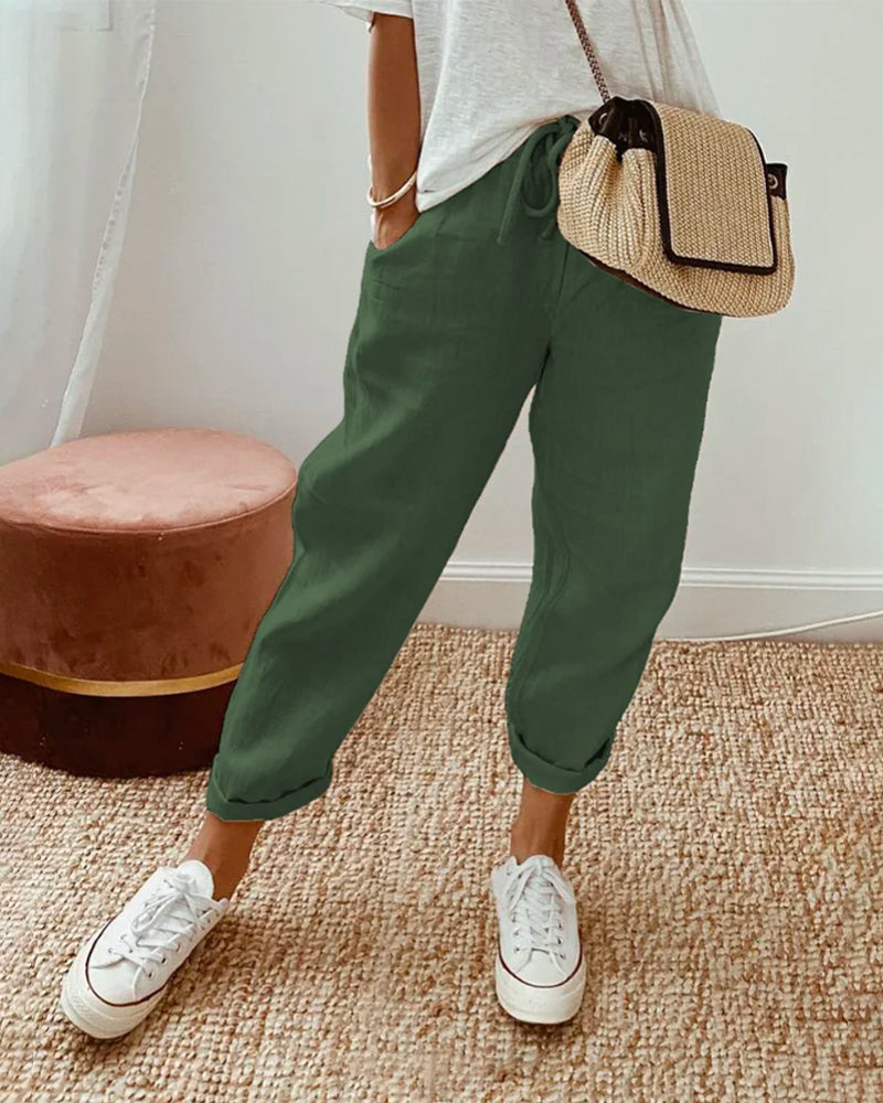 Siobhan | Elegant Comfort Fluid Trousers