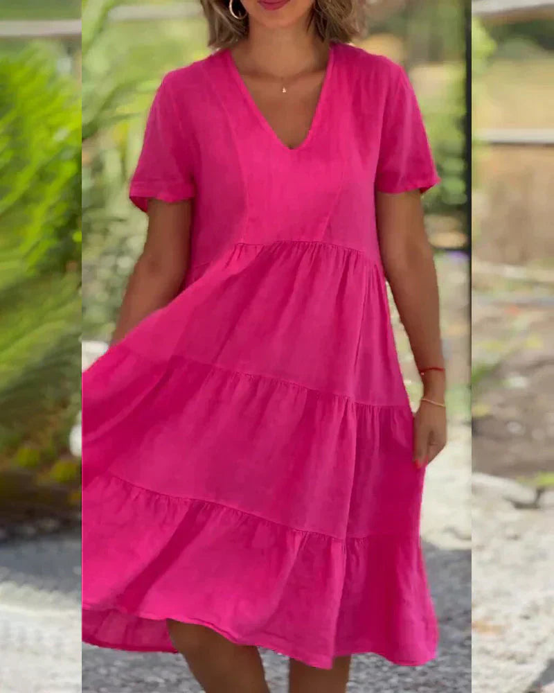 Gracie | Casual V-Neck Summer Dress