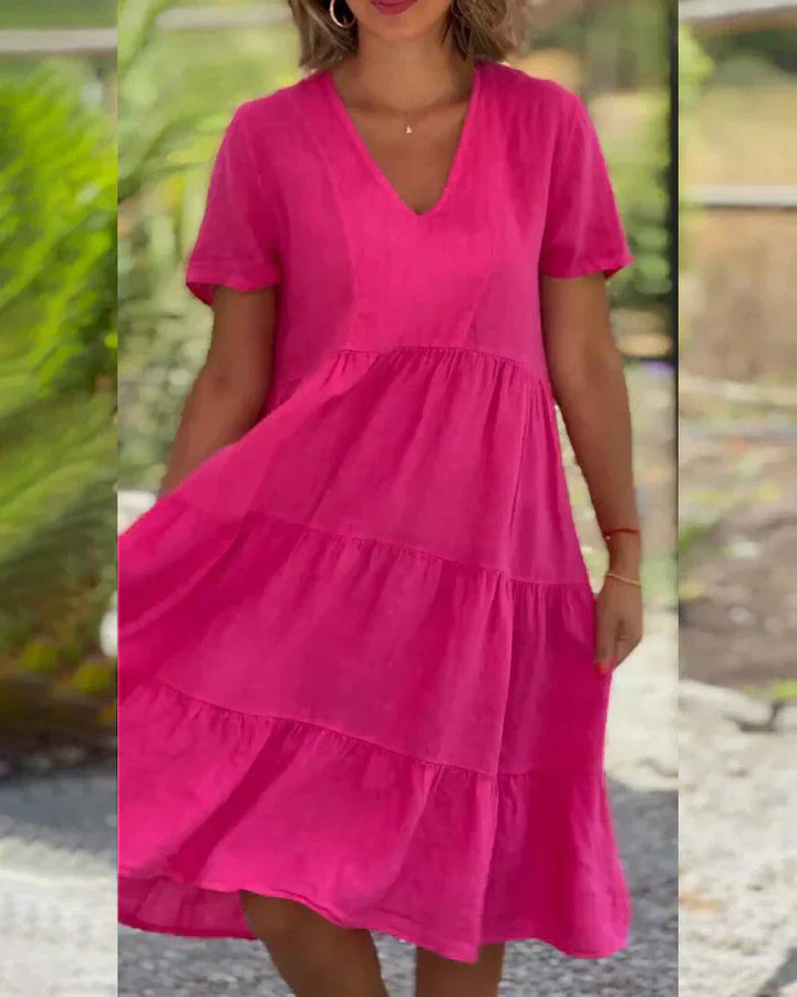 Gracie | Casual V-Neck Summer Dress