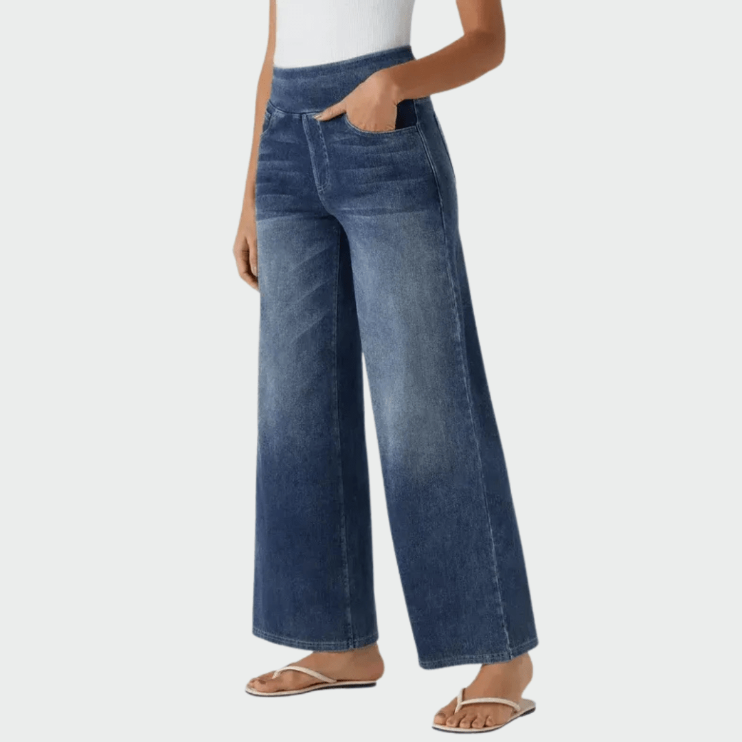 Meda High Waisted Elastic trousers (autumn)
