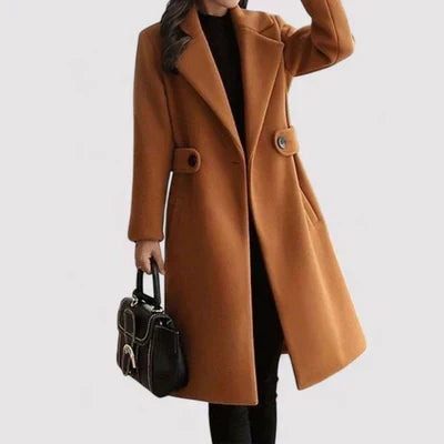 Clara - Belted woolen coat