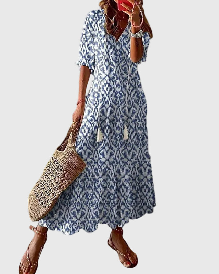 Muireann | Vintage Boho Maxi Summer Dress