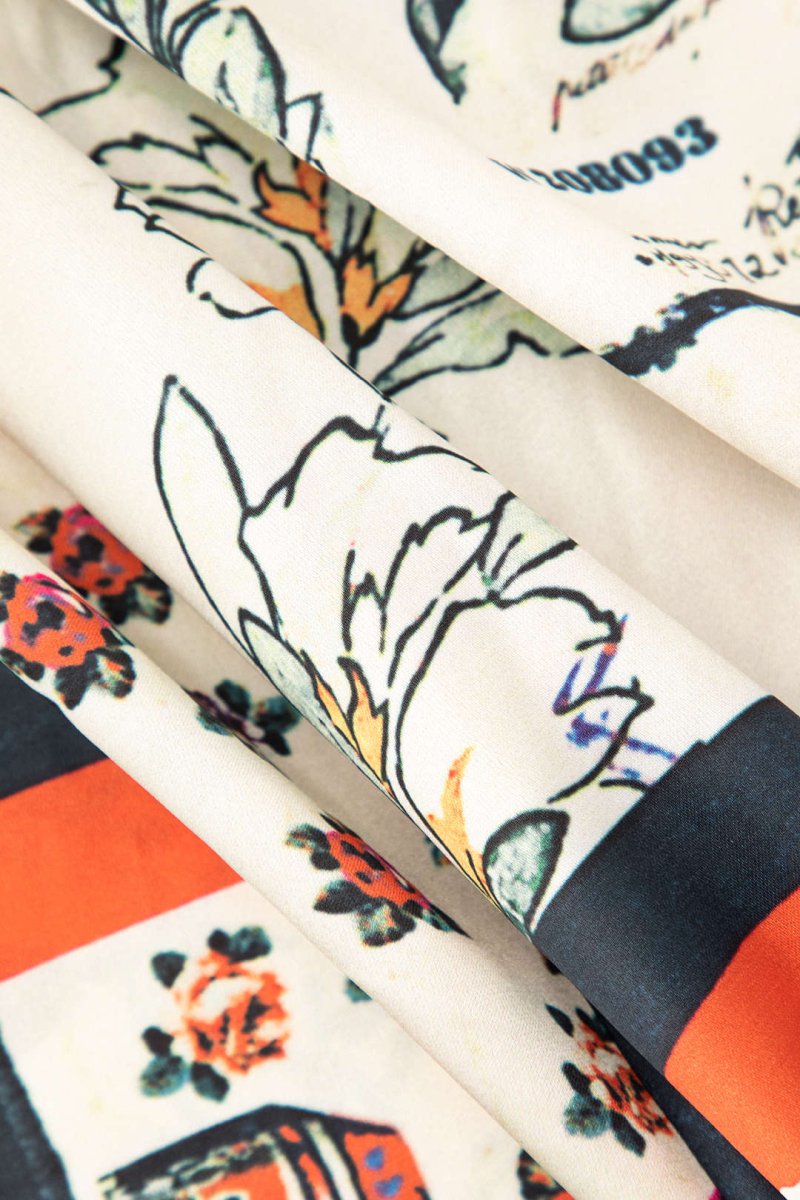 Arce High Waist Tight trousers with Floral Pattern