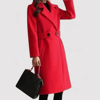 Clara - Belted woolen coat