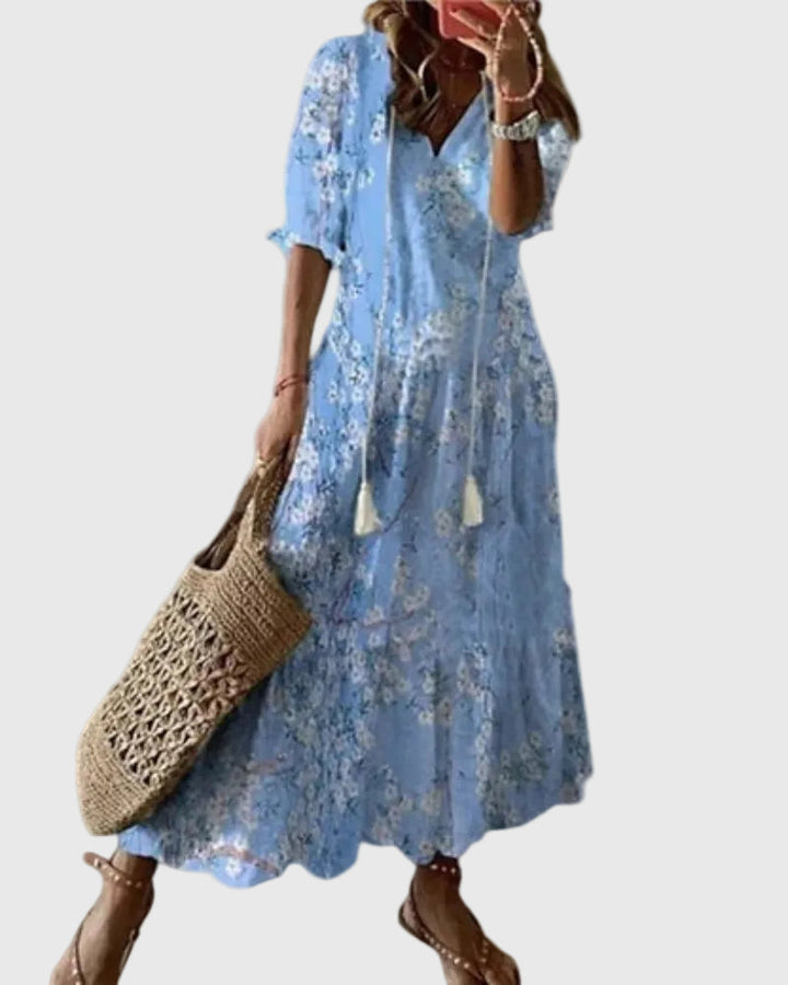 Muireann | Vintage Boho Maxi Summer Dress