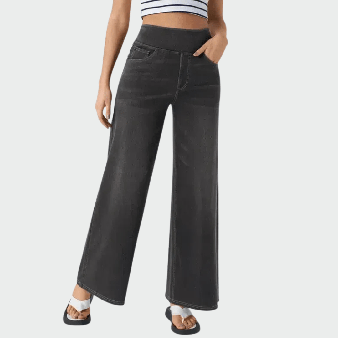 Meda High Waisted Elastic trousers (autumn)