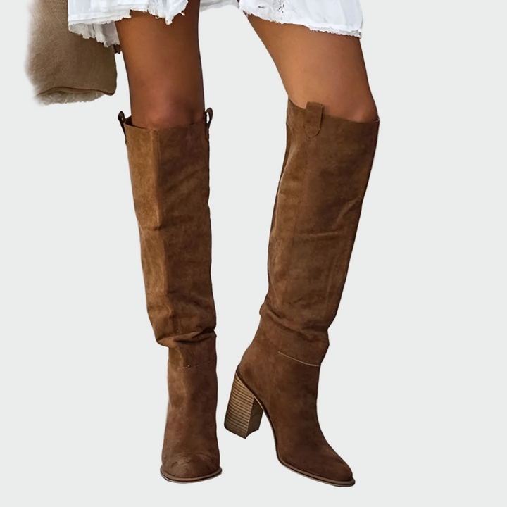 Caroline | Orthopaedic knee-high leather boots
