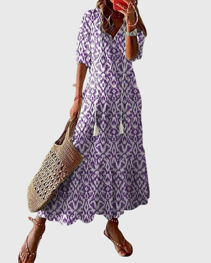 Muireann | Vintage Boho Maxi Summer Dress